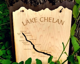 Lake Chelan Wood Map