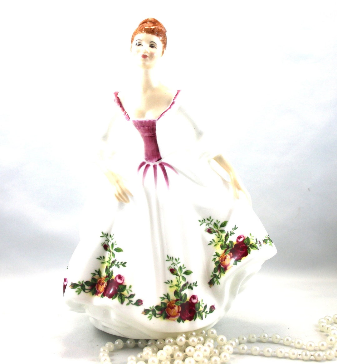 Royal Doulton country Rose Artist Signed Beautiful Porcelain Etsy
