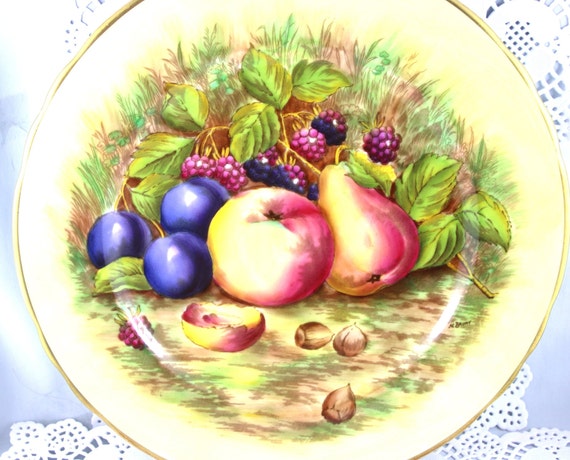 AYNSLEY England 18cm プレート　5枚 AYNSLEY England 18cm プレート 5枚 AYNSLEY England 18cm