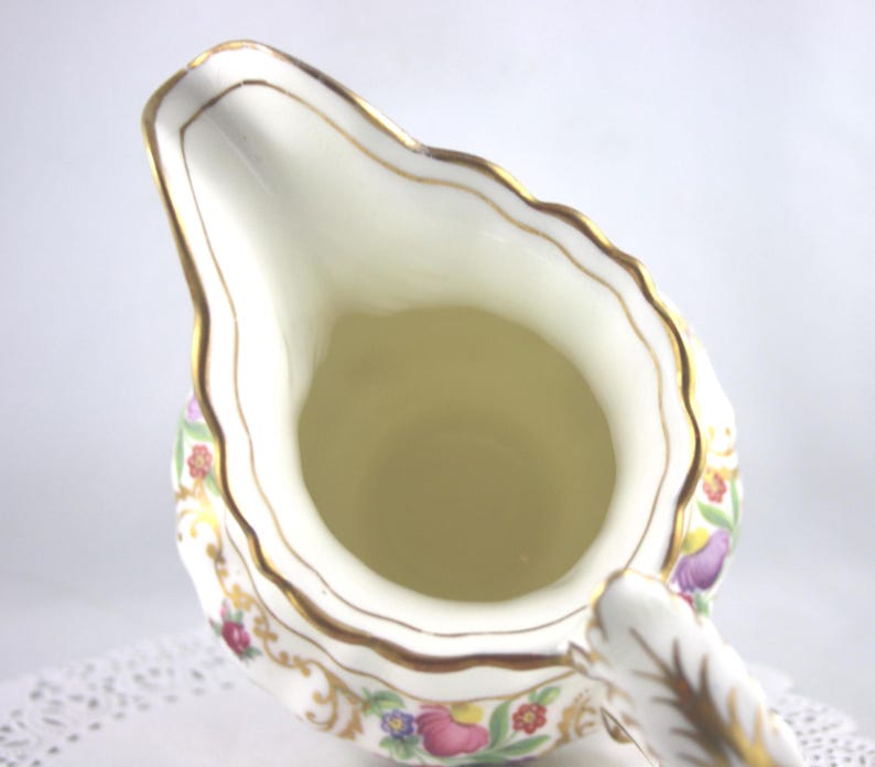 Hammersley Beautiful Floral Pitcher, Dresden Springs Pattern, Floral