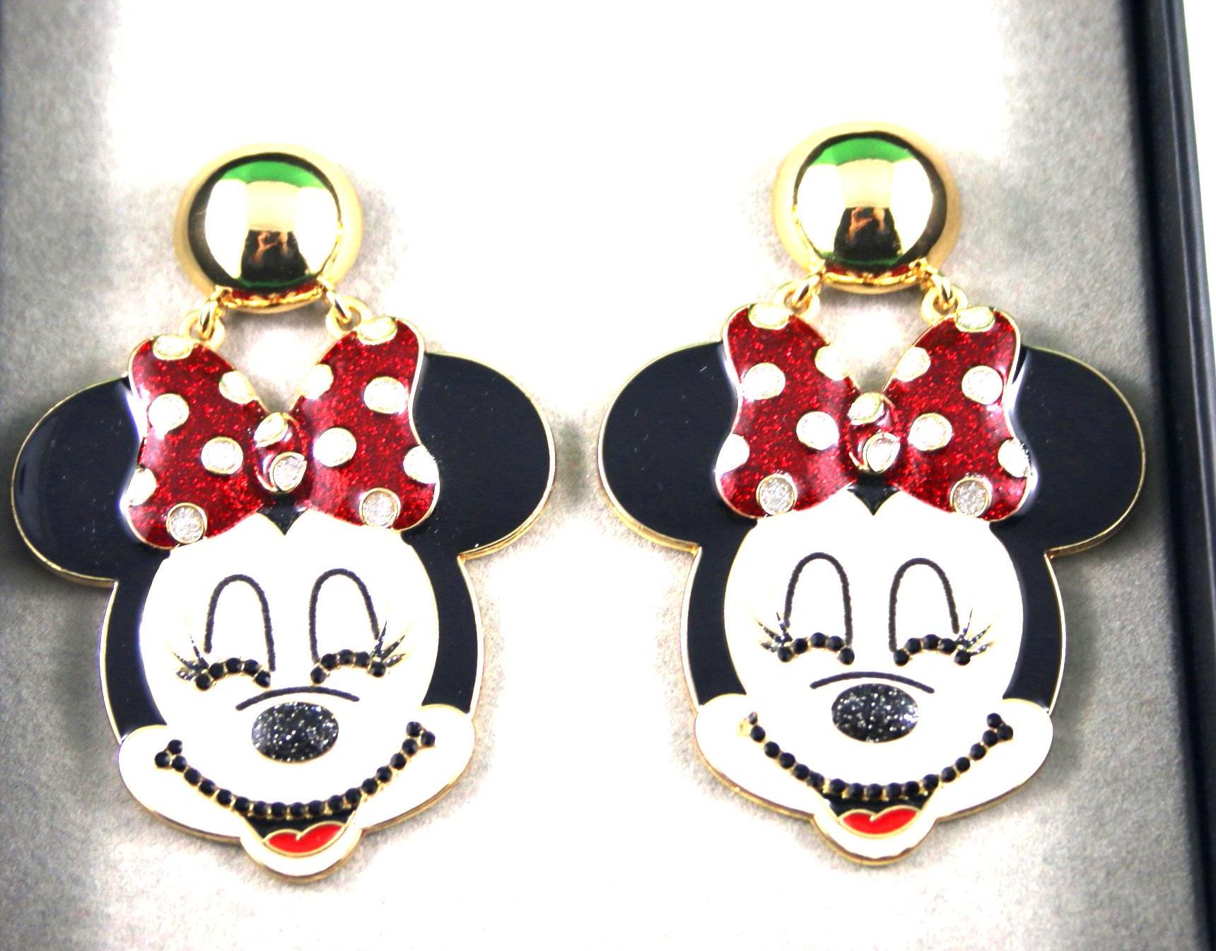 ミッキーマウス ディズニー BAUBLEBAR のペア、金メッキのカラフルな 