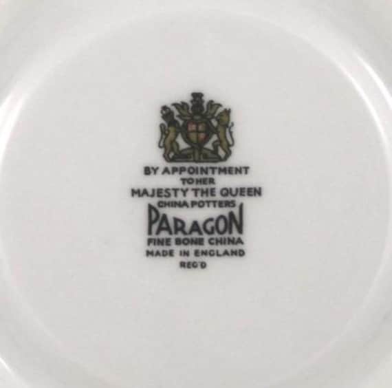 Vintage Paragon Bone China Duo: Scout Theme, Gold Rims, 1960s - Etsy