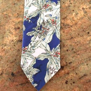 Liberty print Blau rosa florale Farbe ~ Krawatte ~ Herren Krawatte ~ Hochzeitskleidung ~ Hochzeit Krawatte