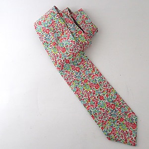 Men&#39;s  Tie  made in Liberty Print floral design &quot;Emma & Georgina &quot; -    tie / necktie / mens tie ~