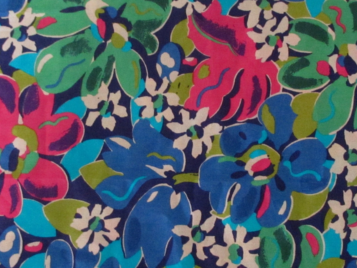 Liberty Print Floral Pocket Square in Vibrant Colours Etsy