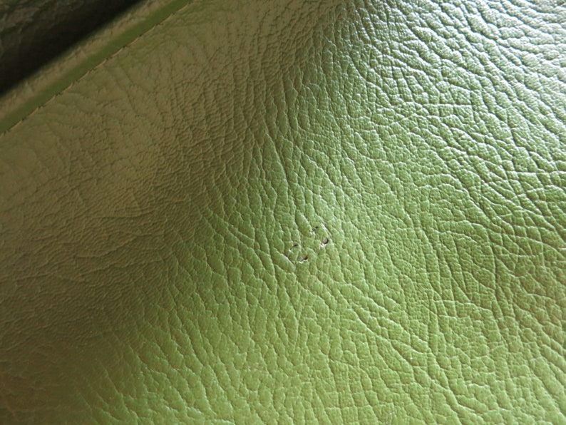 Large Vintage Green Sears Overnight Travel Bag with Adjustable Shoulder Strap
