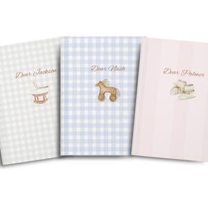 Libro para bebé Diario personalizado para mamá Regalo para mamá primeriza Regalo para futura mamá y baby shower Regalo para recién nacido Nombre personalizado