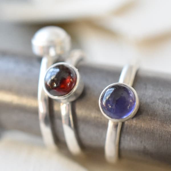 Silver Stacking Ring - Etsy