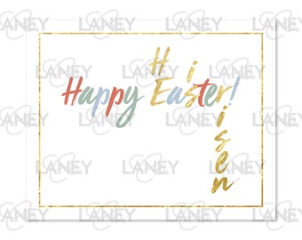 Happy Easter / He Is Risen Easter Printable