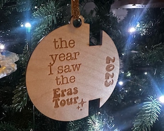 Eras Tour Freundschafts Armband Ornament: Laser Graviertes Holz, Swiftie Geschenk