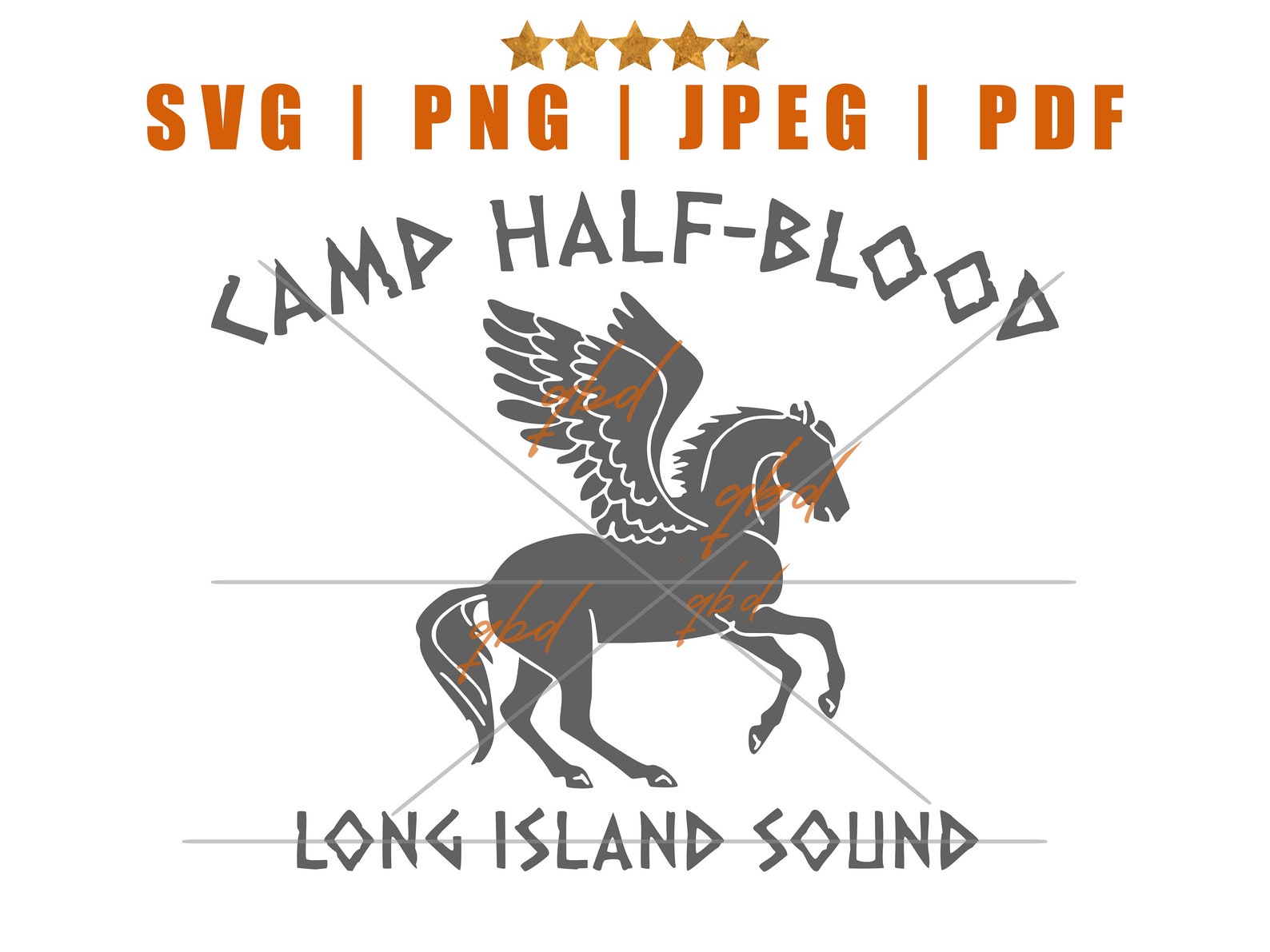 Camp Half Blood SVG Percy Jackson the Lightning Thief Book | Etsy