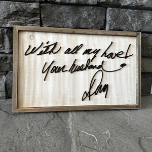 Aangepast handgeschreven notitiebord | Handschriftkunst | 3D-gepersonaliseerd handgetekende houten bord | Tekenbord voor kinderen