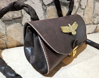 sac cuir  "l'aigle d'or"