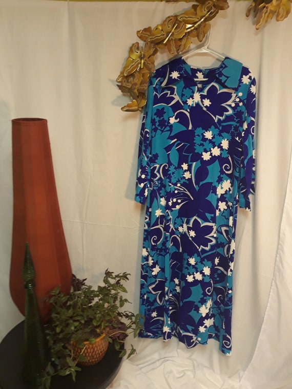 Vintage Hawaiian 1950's beach dress - image 1