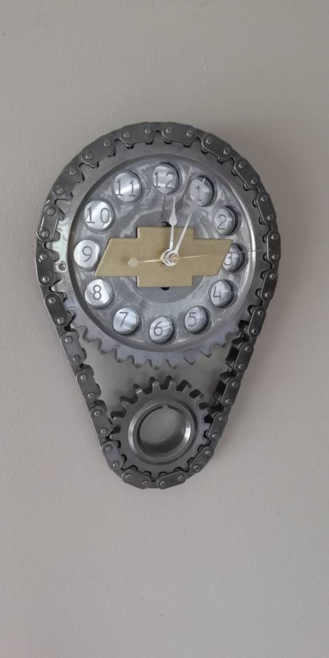 Pajarita Chevrolet Chevy Duramax Timing Gear Pared Metal Reloj Etsy