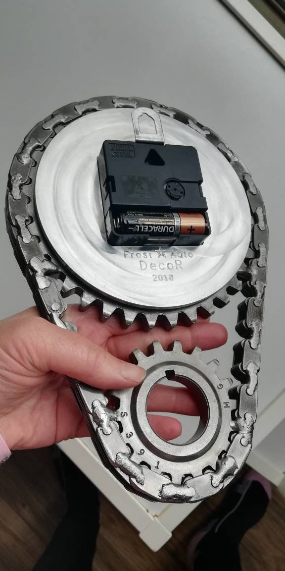 Bow Tie Chevrolet Chevy Duramax Timing Gear Wall Metal Clock Etsy