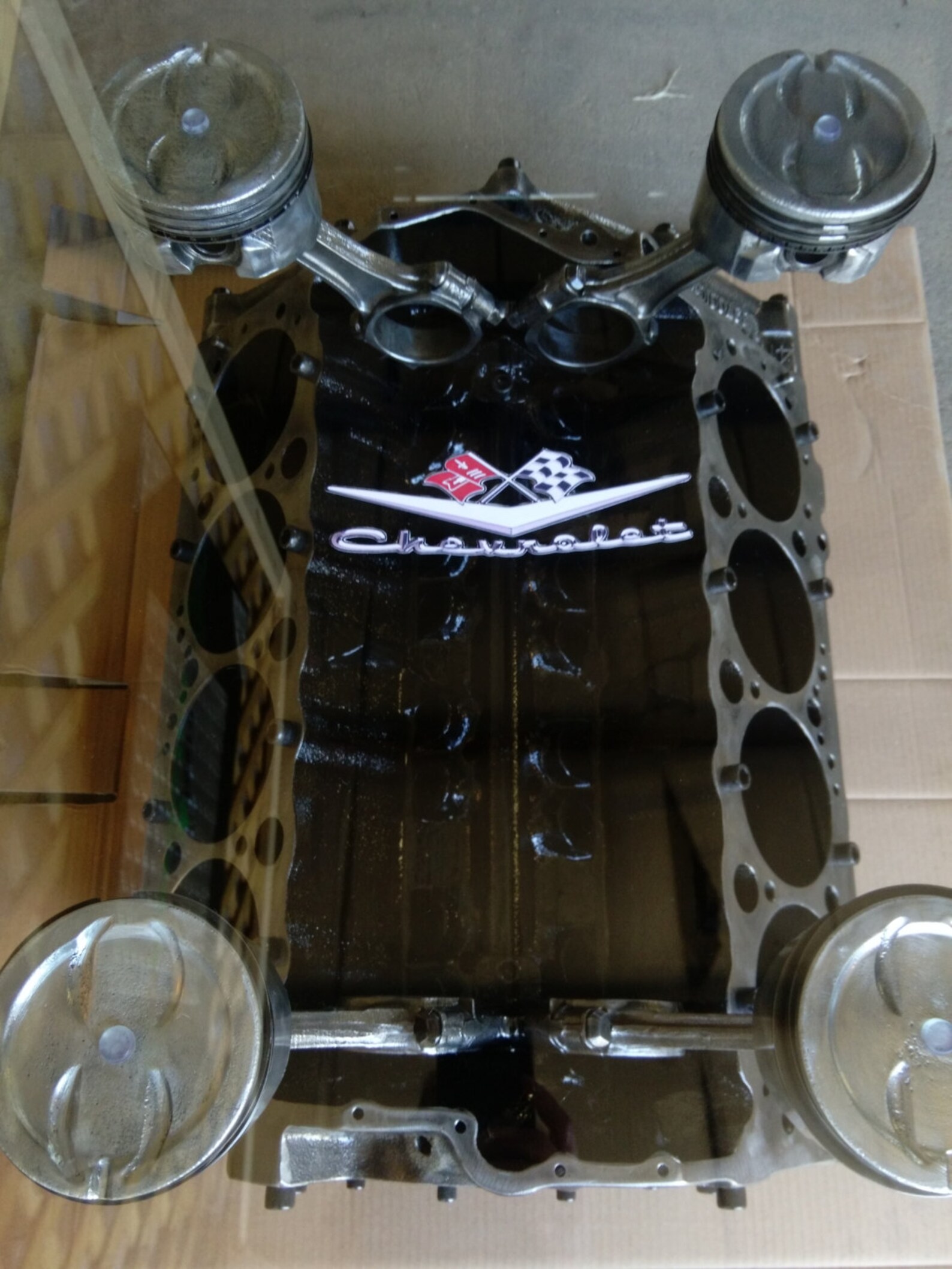 Engine Block Table Chevy Chevrolet SBC V8 Car Part Furniture Etsy