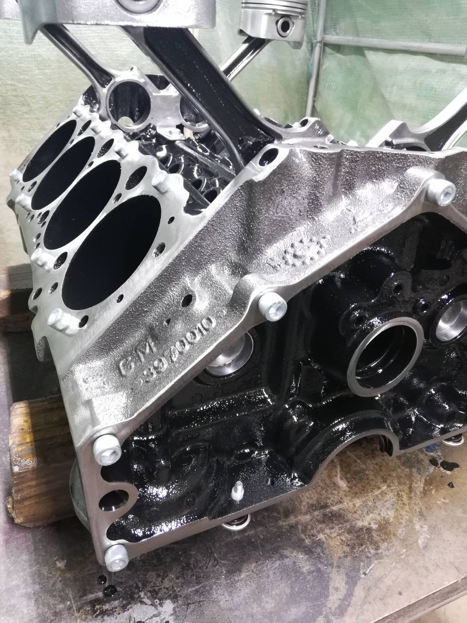 Engine Block Table Chevy Chevrolet SBC V8 Car Part Furniture Etsy