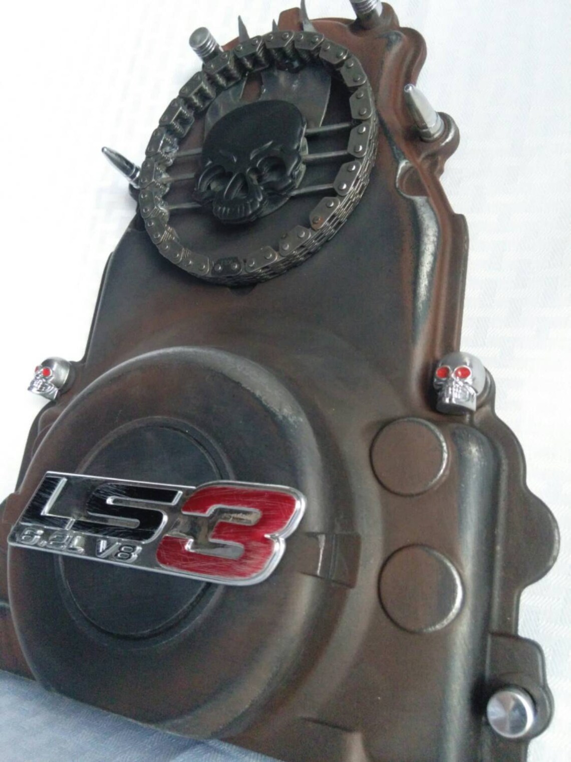 Ödland Metall Wand uhr Auto Teil Möbel Automobil Dekor Mann | Etsy