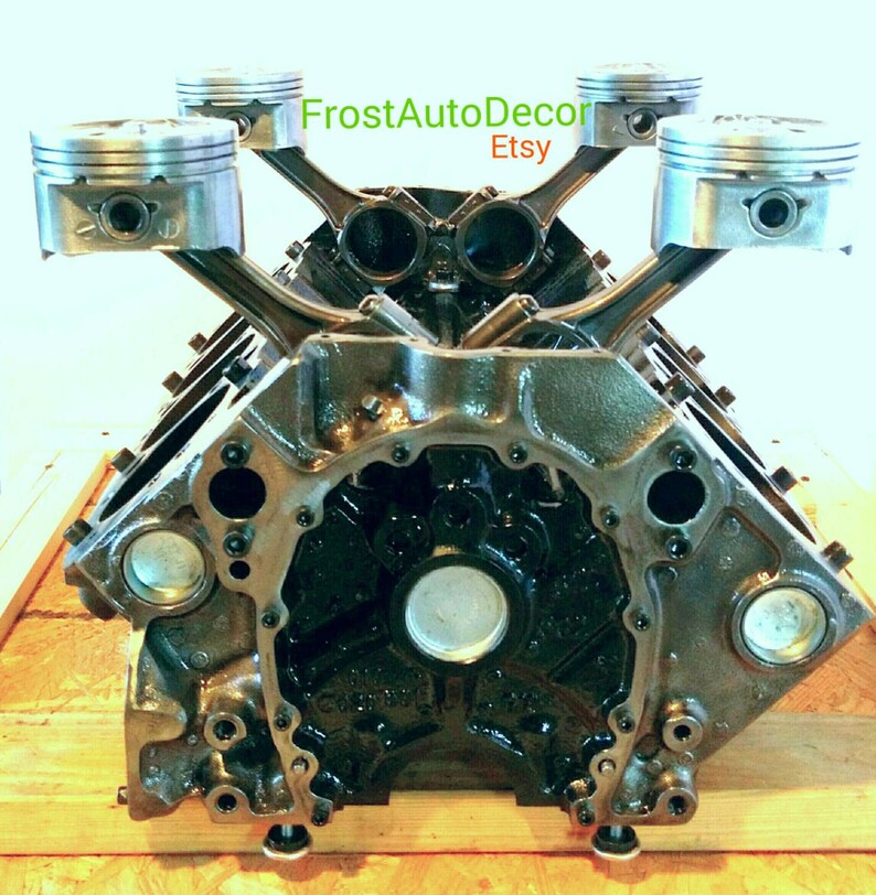 Engine Block Table Chevy Chevrolet SBC V8 Car Part Furniture | Etsy