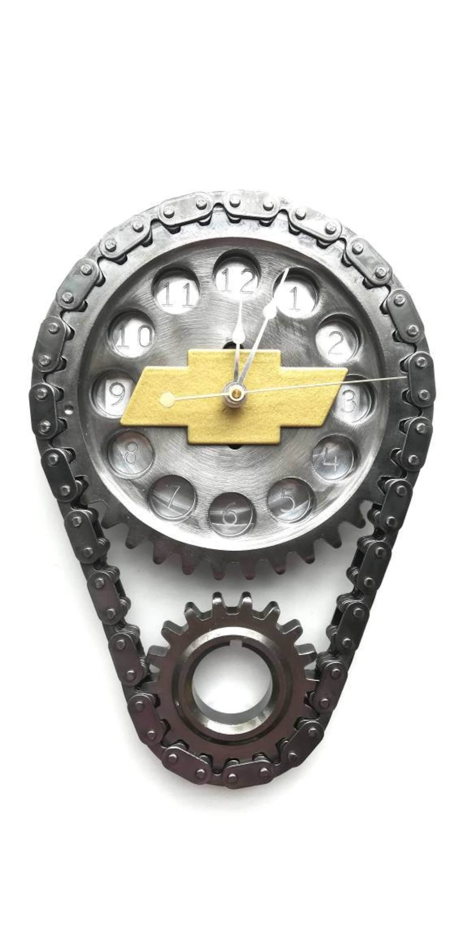 Pajarita Chevrolet Chevy Duramax Timing Gear Pared Metal Reloj Etsy