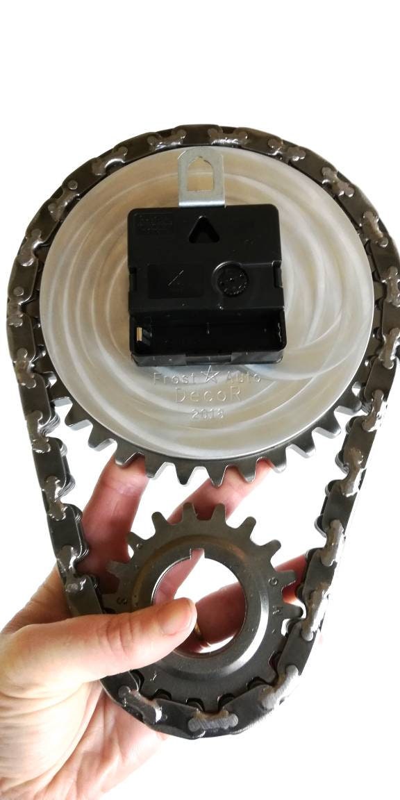 Bow Tie Chevrolet Chevy Duramax Timing Gear Wall Metal Clock Etsy