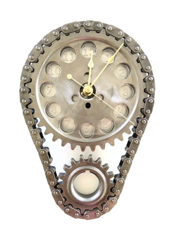 Gear Wall Clock Car Part Furniture Automotive Decor Man Cave Etsy