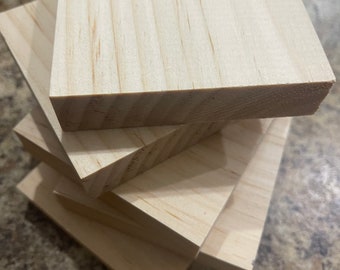 Unfinished wood blocks, wood craft supplies, diy crafts