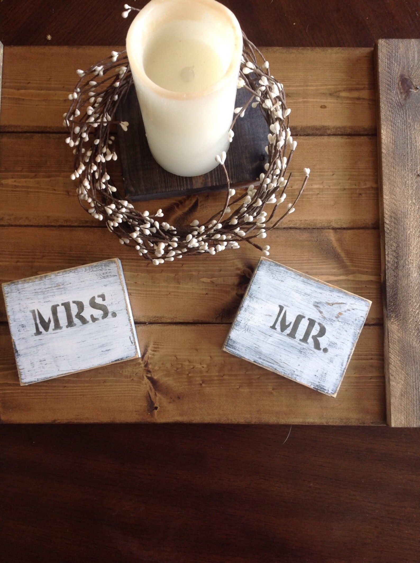Mr. & Mrs. Nightstand Coasters Great Wedding or Shower Gift Etsy