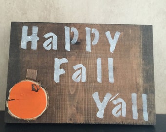 Rustic Fall Decor Sign