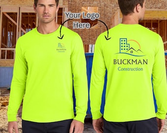 Custom Logo Long Sleeve Shirt: Personalized Work Uniform