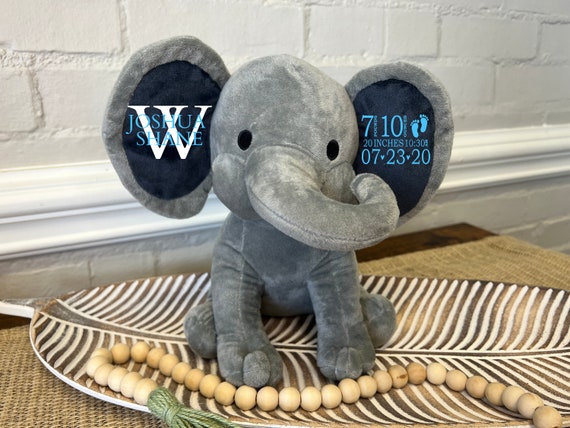 custom stuffed elephant