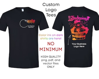 Custom Business Logo Shirts, Custom Tee, Personalized Logo Shirts, Marketing Business Shirts, Color Ink Logo Branding Shirts, Custom Logo