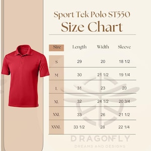 Performance Polo Business Logo Shirt, Polo Pullover with Business Logo, Personalized Logo Shirts, Marketing Logo, Custom Logo Branding Shirt image 3