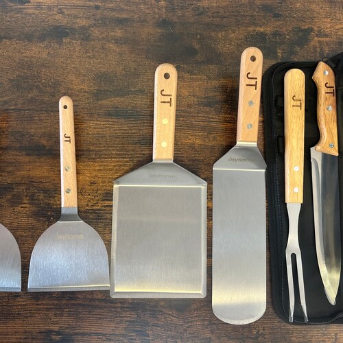 Personalized Grill Set Grill Tools Grilling Gifts Grilling Etsy