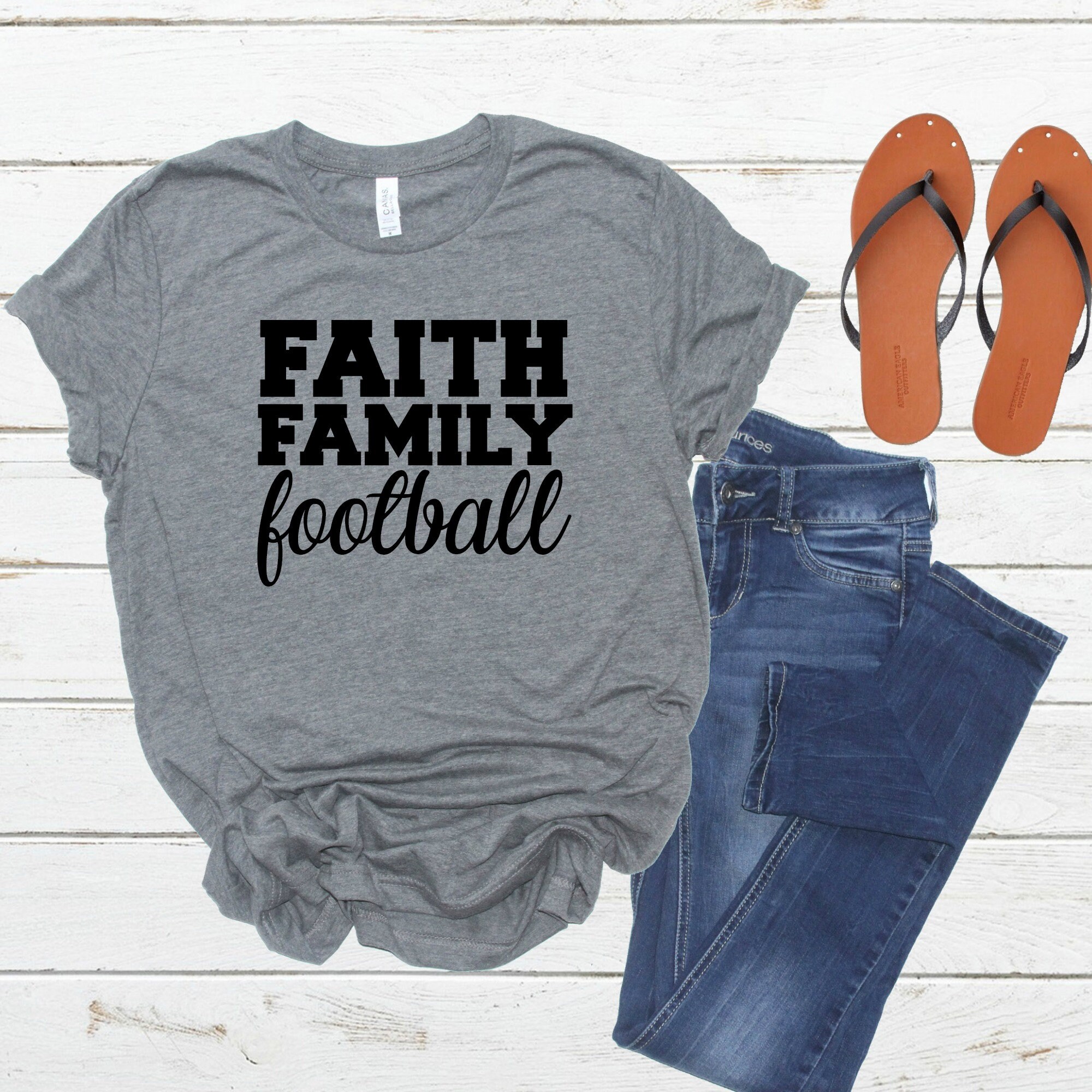 faith family football shirt