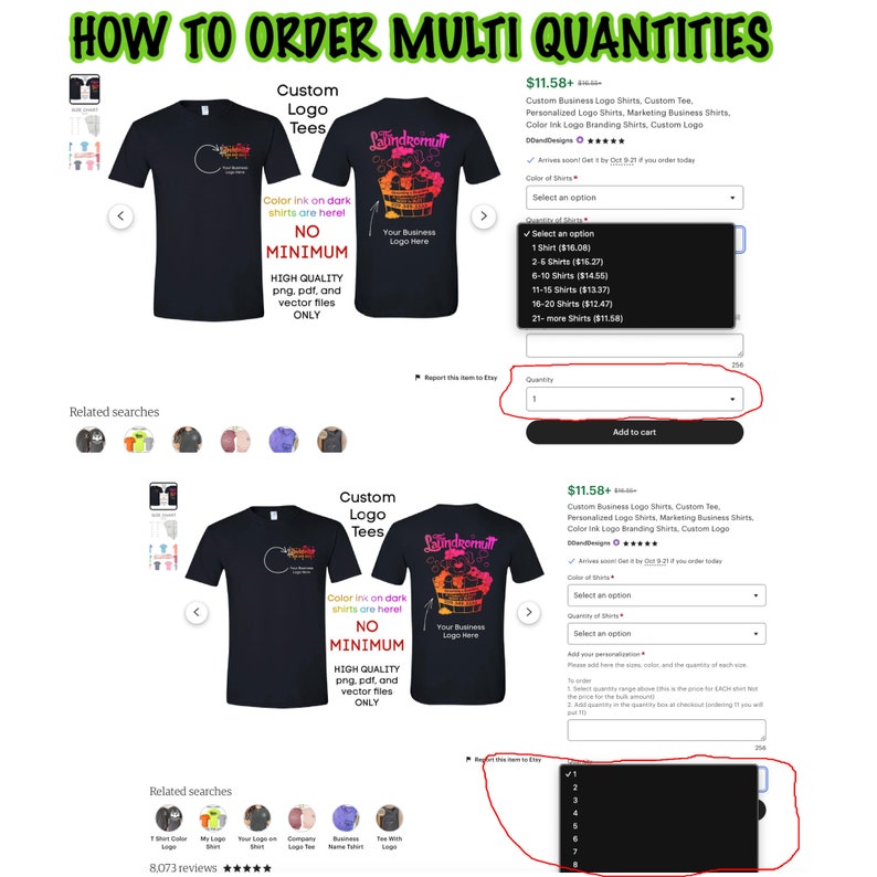 Pode incluir: Uma camiseta preta com um design gr&aacute;fico colorido na frente. O design apresenta uma ilustra&ccedil;&atilde;o de estilo de desenho animado de uma caveira com uma coroa e um fundo arco-&iacute;ris. O texto "Palindromull" est&aacute; escrito acima da caveira. O texto "Seu logotipo de empresa aqui" est&aacute; escrito abaixo da caveira. O texto "Tinta colorida em camisas escuras est&aacute; aqui! SEM M&Iacute;NIMO ALTA QUALIDADE png, pdf e arquivos vetoriais SOMENTE" est&aacute; escrito no lado esquerdo da camiseta. O texto "11,58 &euro;+ Camisetas com logotipo de empresa personalizado, camiseta personalizada Camisetas com logotipo personalizado, camisetas de marketing de empresa, camisetas de marca com logotipo de cor, logotipo personalizado DandDesign***" est&aacute; escrito sobre a camiseta. O texto "Selecione uma op&ccedil;&atilde;o 1 camiseta (16,06 &euro;) 2-6 camisetas (16,27 &euro;) 6-10 camisetas (14,55 &euro;) 11-15 camisetas (13,37 &euro;) 16-20 camisetas (12,47 &euro;) 21 ou mais camisetas (11,58 &euro;)" est&aacute; escrito abaixo da camiseta. O texto "Quantidade" est&aacute; escrito acima de um campo de entrada num&eacute;rica. O texto "Adicionar ao carrinho" est&aacute; escrito abaixo do campo de entrada num&eacute;rica.