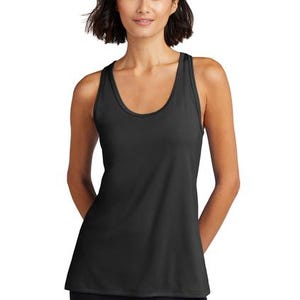 Personalized Performance Racer Back Text Tank, Custom Tank Top ...
