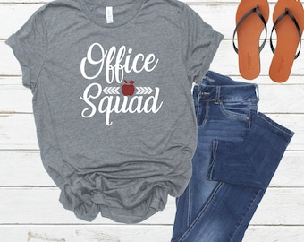 Office Squad T-shirt - Office Staff Shirt - Matching T-shirts - Secretary Shirts - Staff T-shirt