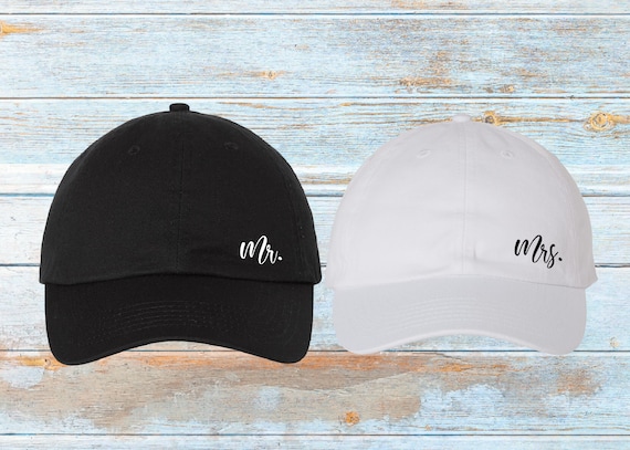 Bride and Groom Hats | Honeymoon Hats | Couples Hats | Couple Gifts | Mr. and Mrs. Hats | Custom Wedding Gift | Custom Hats | Bridal Gift