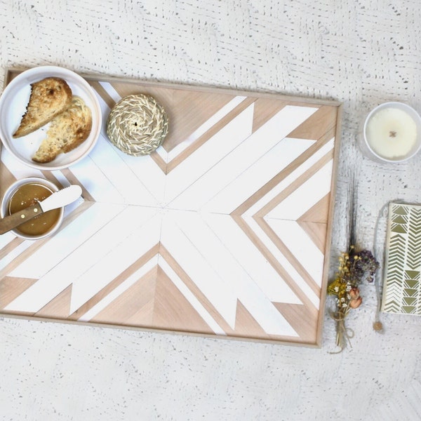 White + Alder Arrow Breakfast Tray