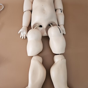 Vintage Vernon Seeley Seely??? 20&quot; Composition Assembled Lady Doll Body Jointed Old New Stock DollRepair Reproduction Blank Bodies Painted