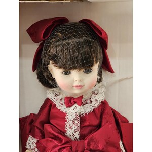 Royal Masterpiece Miss Elsa 18" Fashion Display Lady Doll Red Gown R83‑1715 NOS image 2