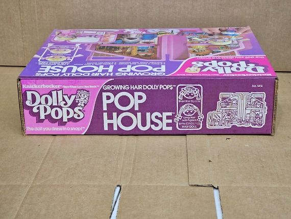 Vintage 1982 Knickerbocker 1414 Dollypops Growing Hair Dolly Pops