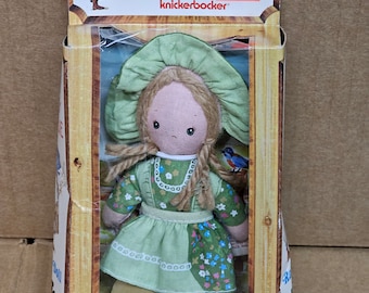 Vintage 1976 Knickerbocker Toy Co KTC Ein Original Holly Hobbie Mini 5 &quot;Rag Doll Amy Plush Dolly Nr. 9395 American Greetings Corp NEUE NIB