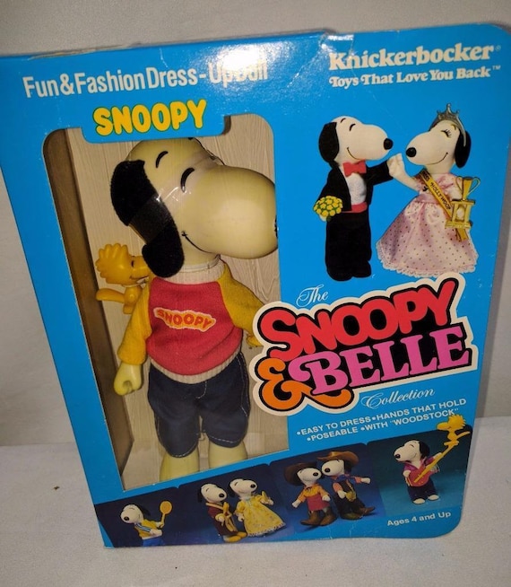 VINTAGE Peanuts 1965 Knickerbocker 1580 Snoopy & Bell VINTAGE Peanuts 1965 Knickerbocker 1580 Snoopy & Bell