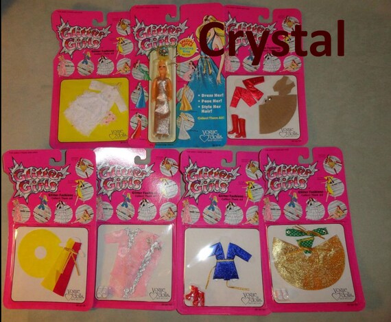 VINTAGE 1982 Glitter Girls Vogue Dolls LOT OF 6 Amber Doll Shoes Bridal NEW!!!