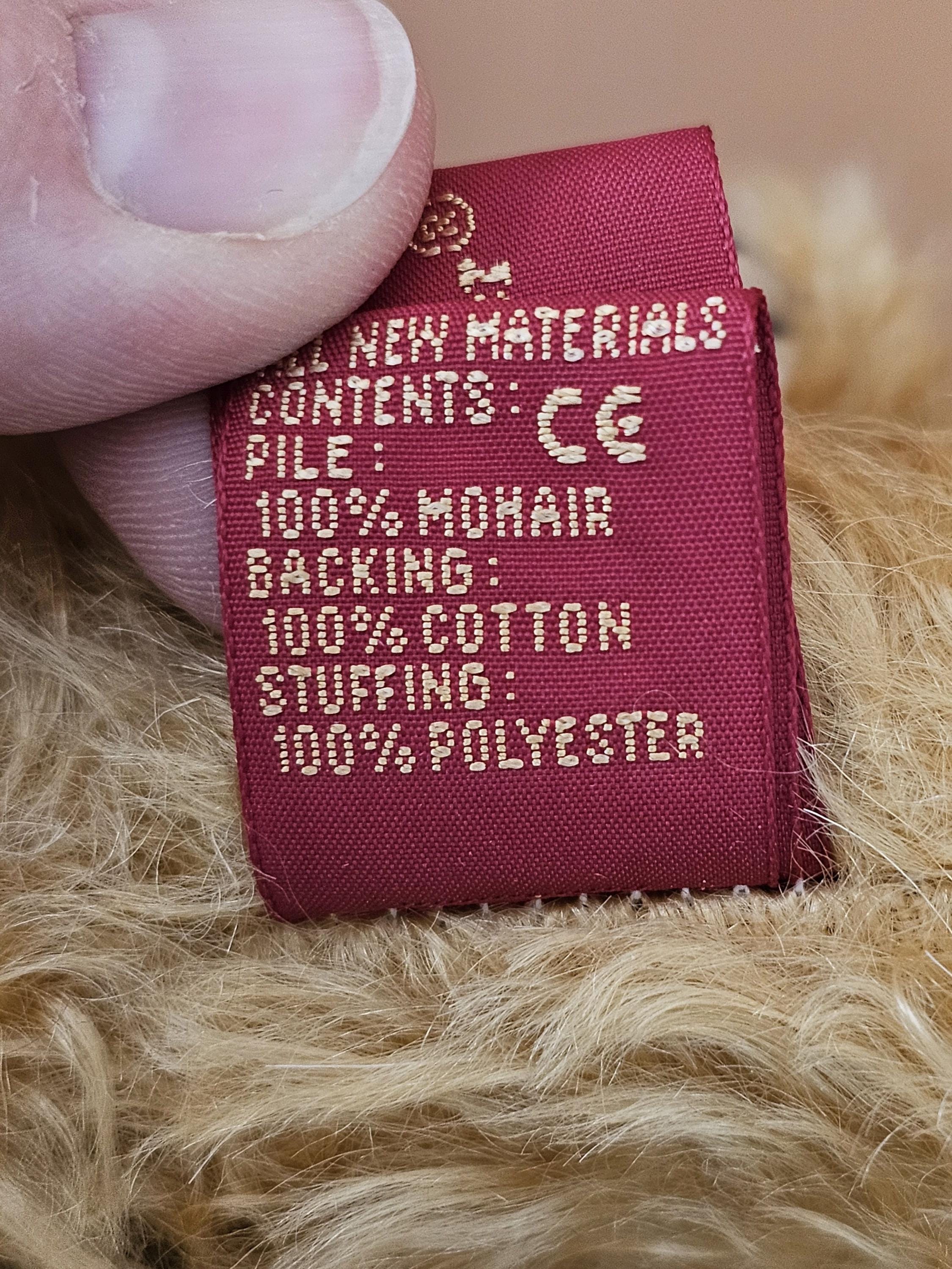 Vtg Vintage Artist Bear Mary Meyer Mohair Collection 