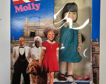VINTAGE 1982 Knickerbocker The World Of Annie 6 &quot;Molly Orphan Doll # 3868 NEU