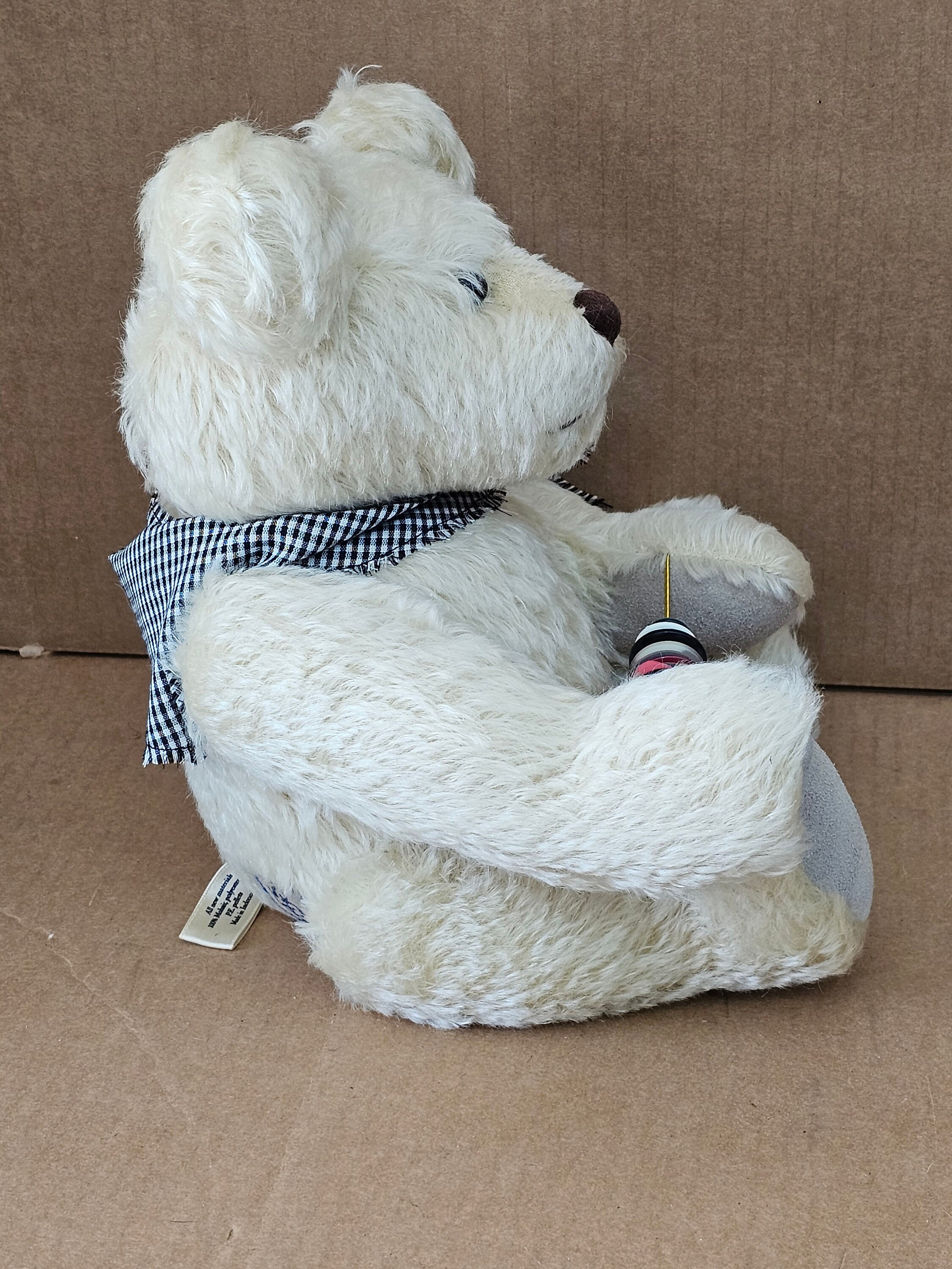 Vintage Artist Bear Lang Bears Mohair Poly Filled 14.5